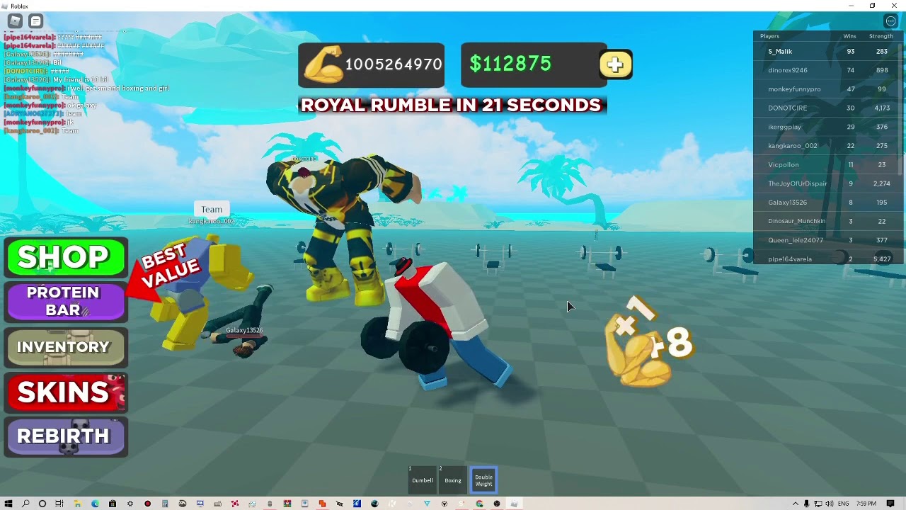 How Strong is a Billion Strength? (Boxing Simulator 2)