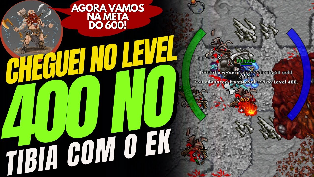 FINALMENTE CHEGAMOS NO LEVEL 400 NO TIBIA