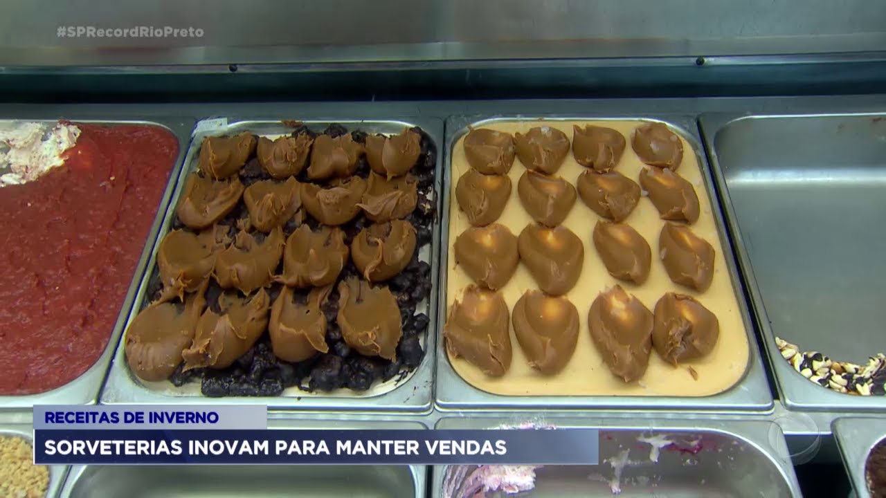 Sorveterias inovam com receitas de inverno para manter vendas
