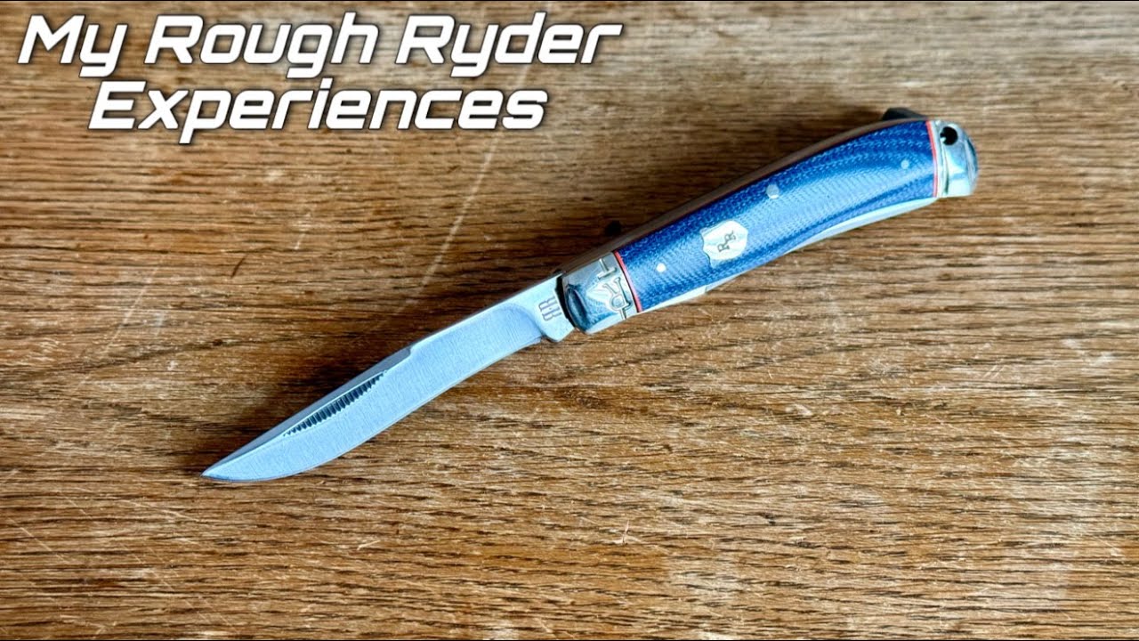My Rough Ryder Experiences - Rough Ryder RR2351 Bow Trapper Denim Micarta