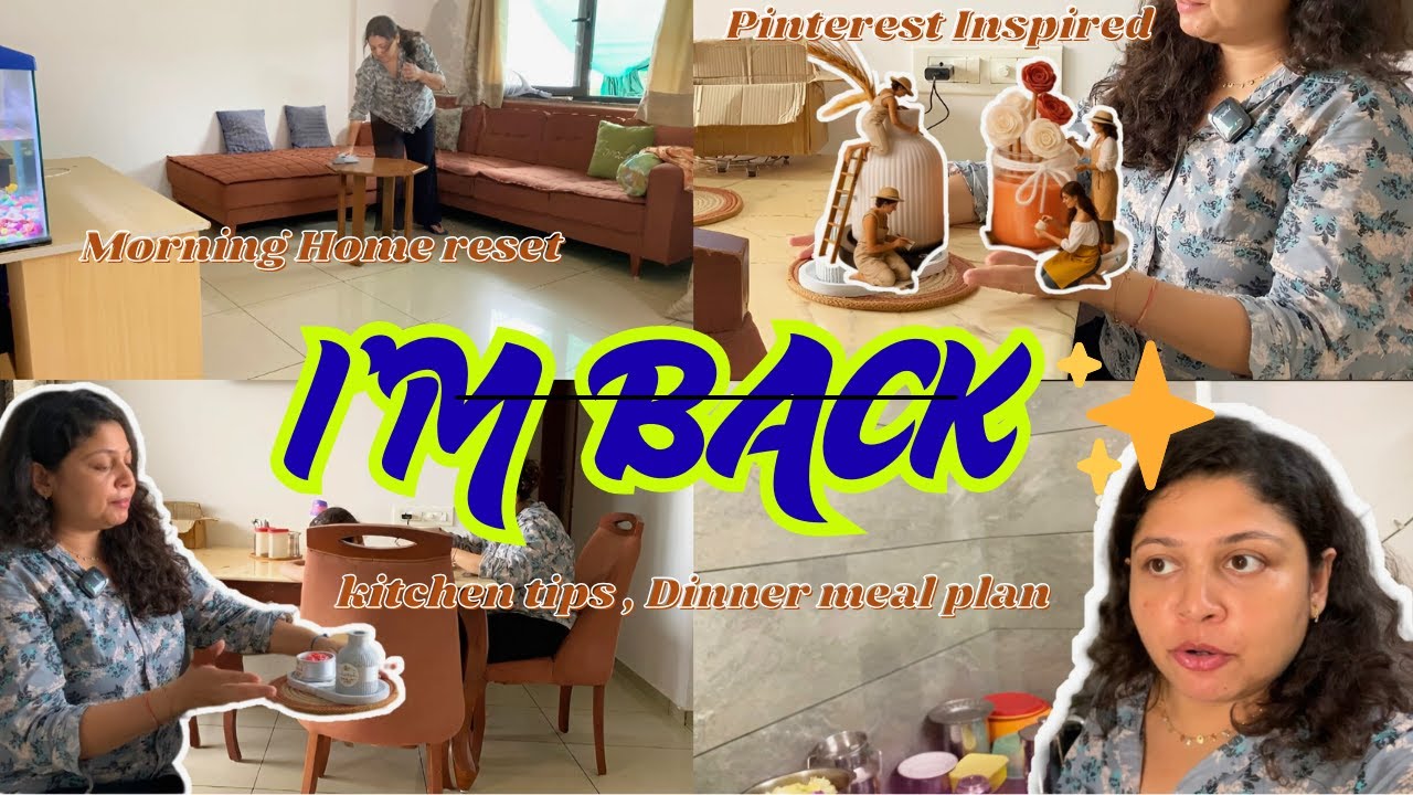 I’M BACK! Fun with Shree, Dinner Meal Planning, Home Reset & Pinterest Inspired Unboxing 