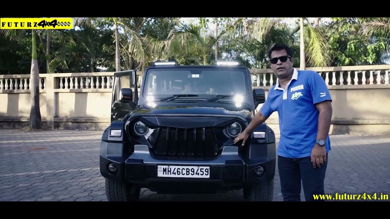 Get Ready for a Wild Ride! Mahindra Thar 2023 Custom Alcantara Interior Upgrade by Futurz4x4