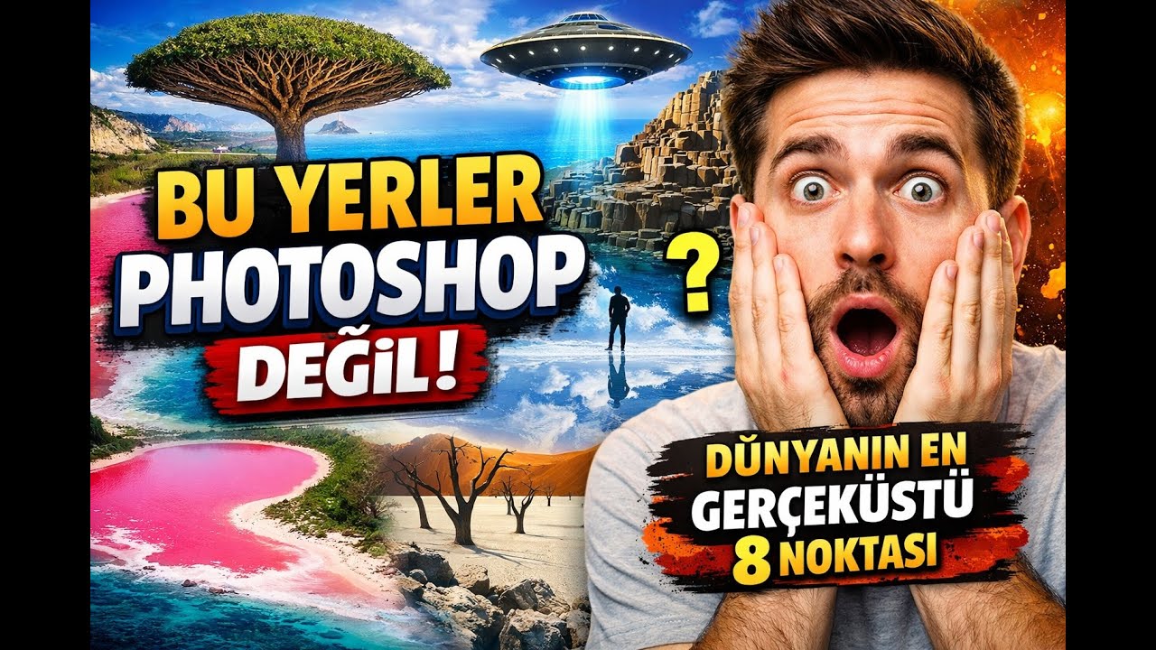 Bu Yerler Photoshop Değil! Dünyanın En Gerçeküstü 8 Noktası