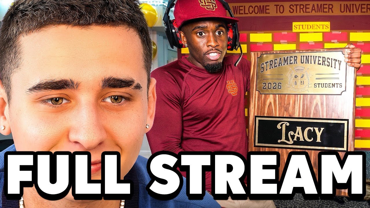 I Got Accepted To Streamer University! | FULL STREAM