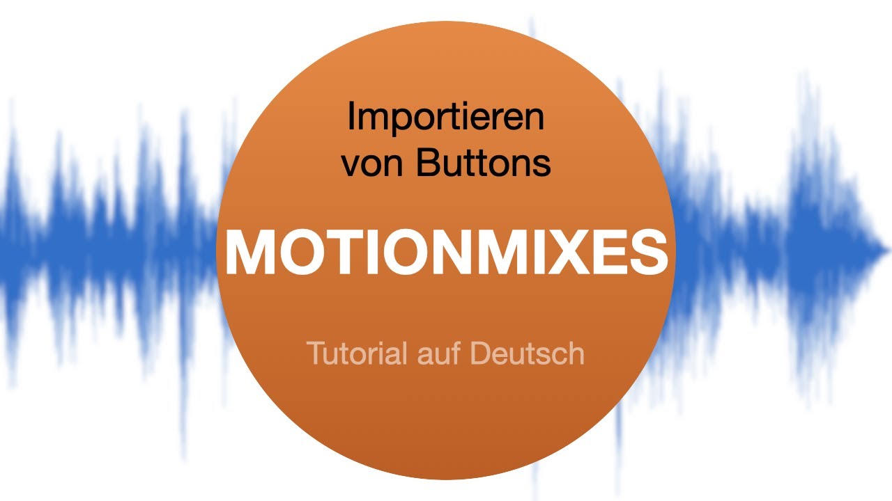 Motionmixes für Produzenten - Importieren von Audio