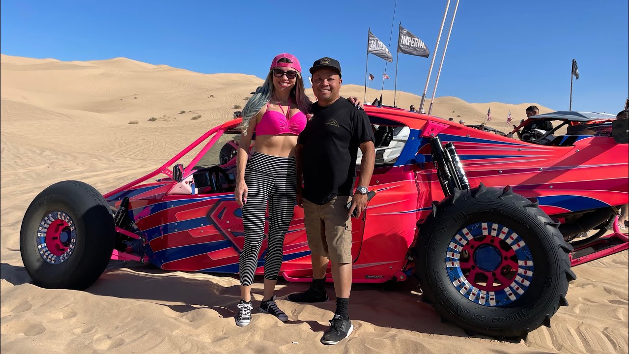 Superwoman Funco Motorsports Sand Car At Glamis Swing Set