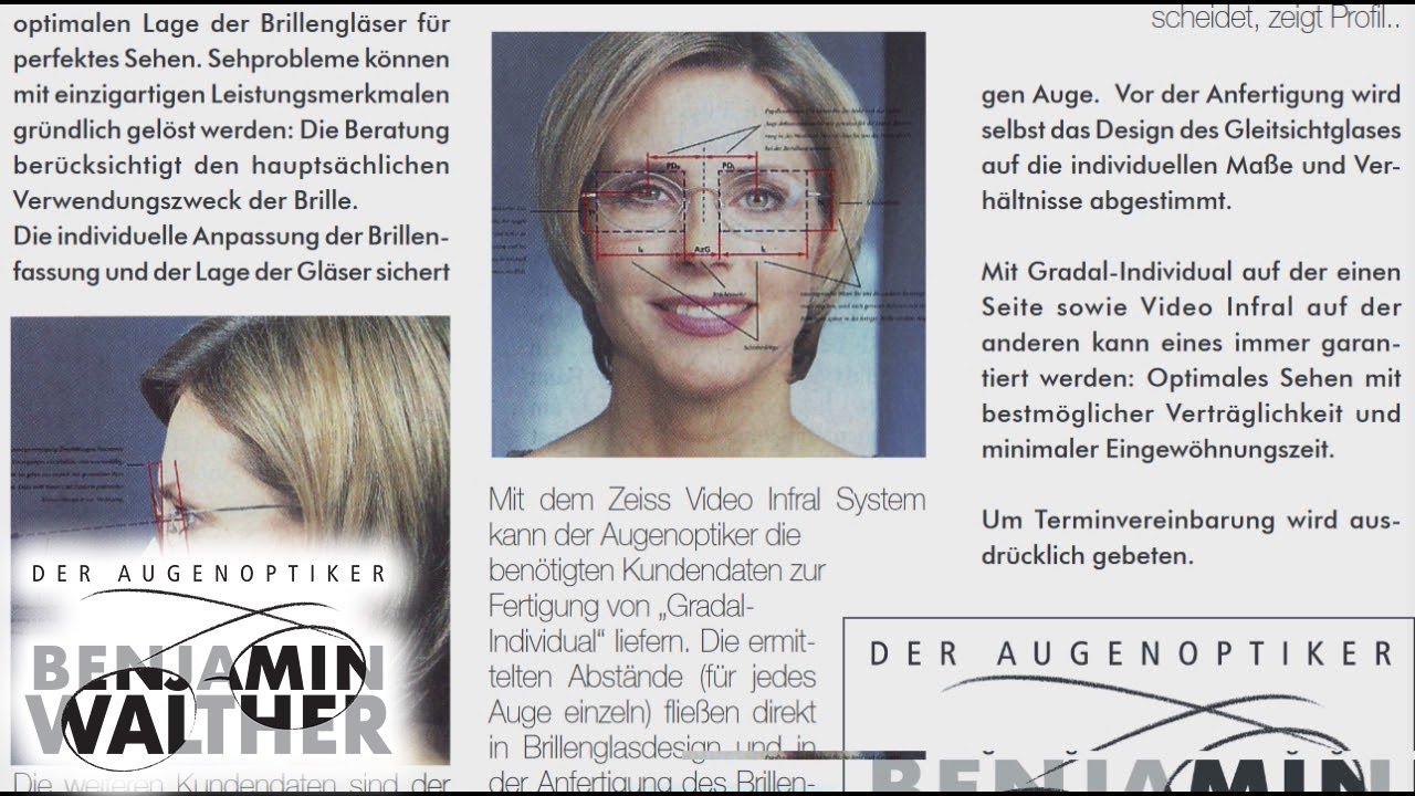Gleitsicht-Brillen-Anpassung vom Besten. SO funktioniert Gleitsichtbrille!