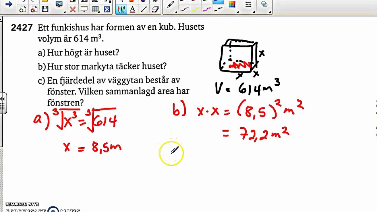 Matematik 5000 Ma 2b - Kapitel 2 - Potensekvationer och rationella exponenter - 2427