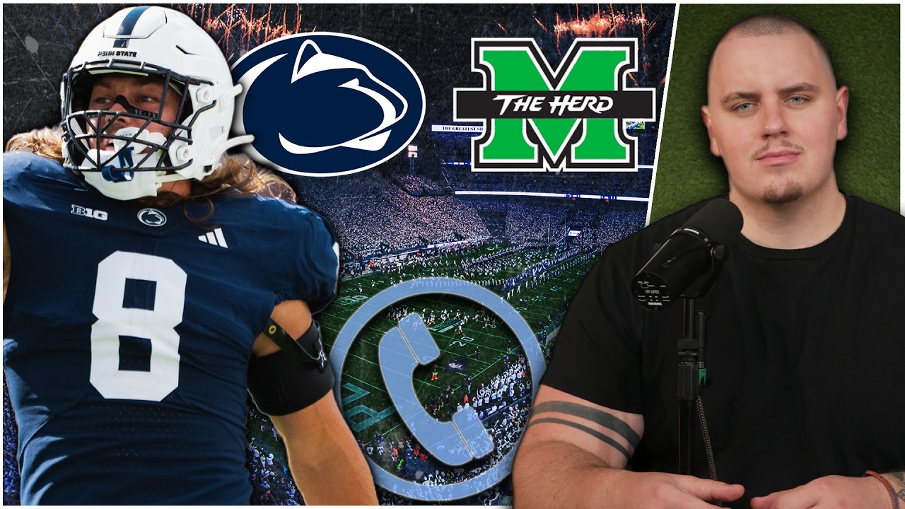 Прямая трансляция после матча Penn State против Marshall