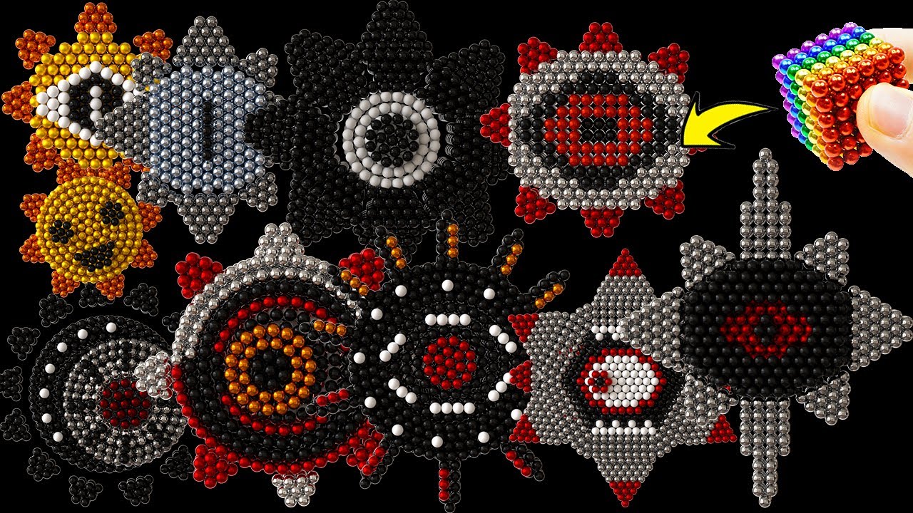 Making Mr.SUN with MAGNETIC BALLS - Sprunki Incredibox [Phase1-10]