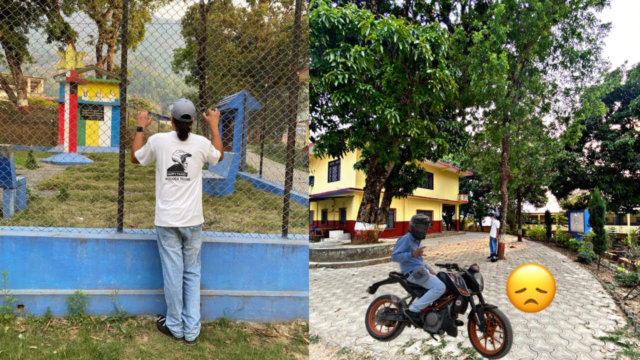 PURNAMRIT SCHOOL❤️ || BY BY DUKE390🥹||MOTOVLOG
