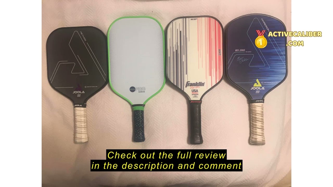 Review Franklin Sports Pro Pickleball Paddles - Signature Series Pro Pickleball Paddle with MaxGrit