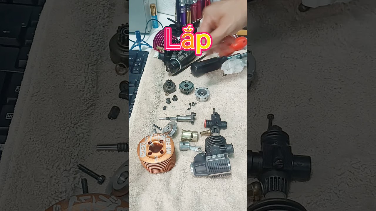 Nitro engine. Tháo-lắp cơ bản