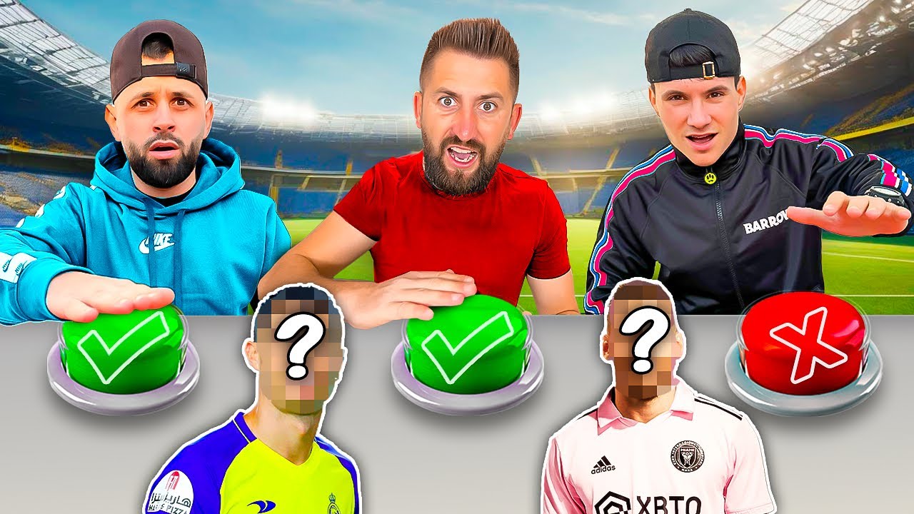 Butoanele cu Fotbalisti Celebri (CHALLENGE) cu Bogdan si Danu