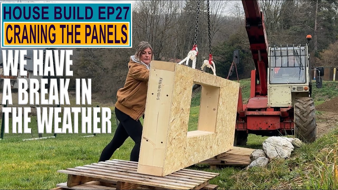 Craning the House Panels | Dream Passive House Build EP27
