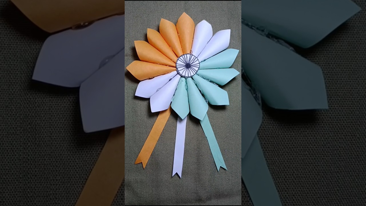 DIY Brooch For Republic Day 👩🏻‍✈️ 