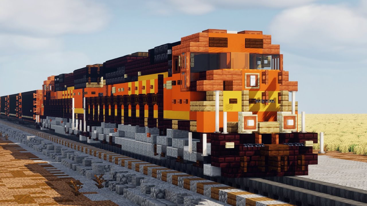 Minecraft BNSF H2 SD70MAC Tutorial