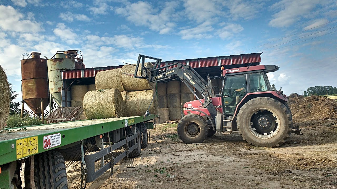 CASE 5140 & Rozładunek siana pod wiatę!!! || AGRO Wiesniak™
