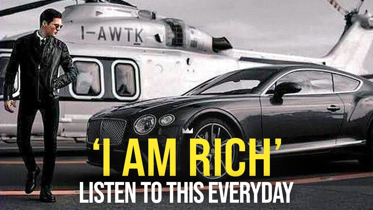 'I AM RICH' Affirmations for Millionaire Mindset, Money & Wealth
