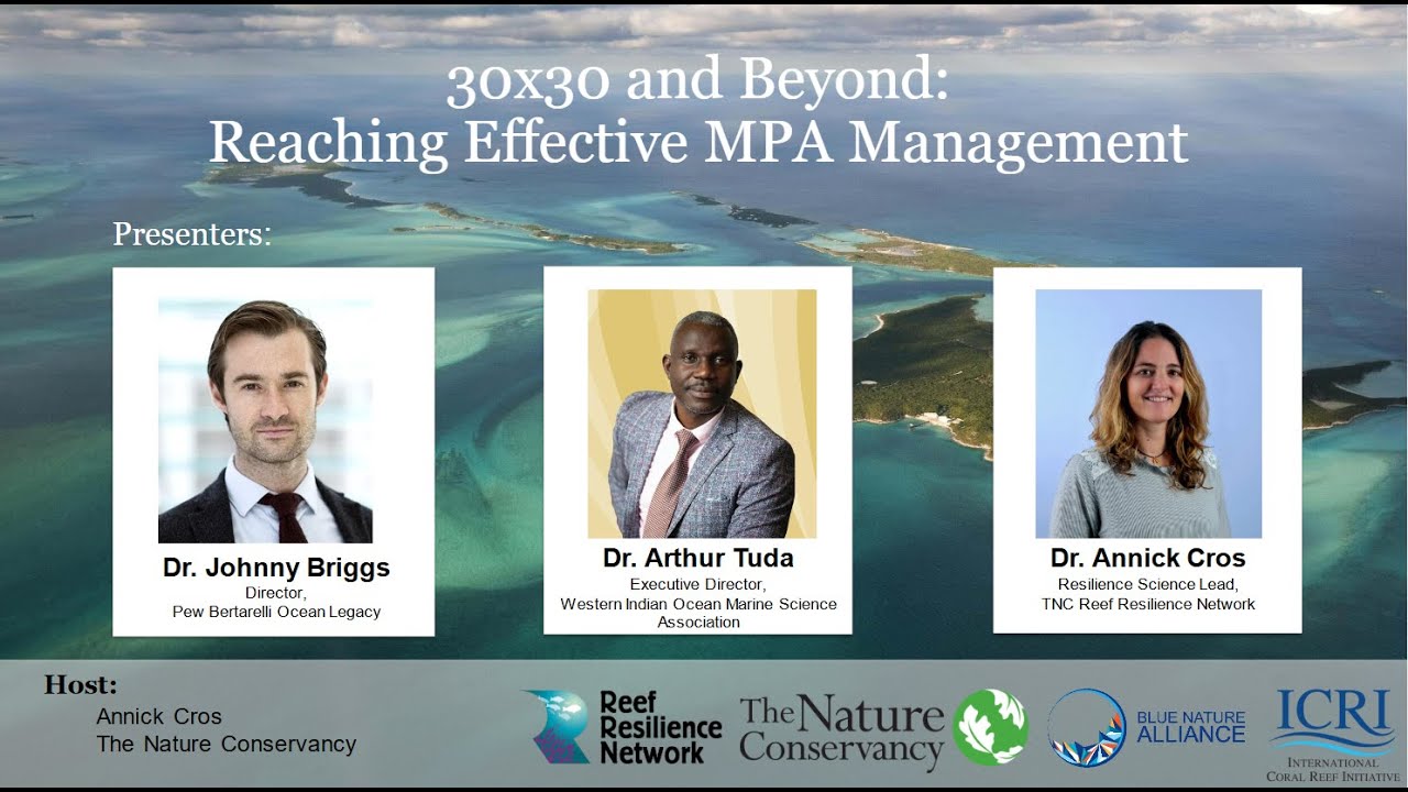 30x30 and Beyond: Improving Effective MPA Management Webinar
