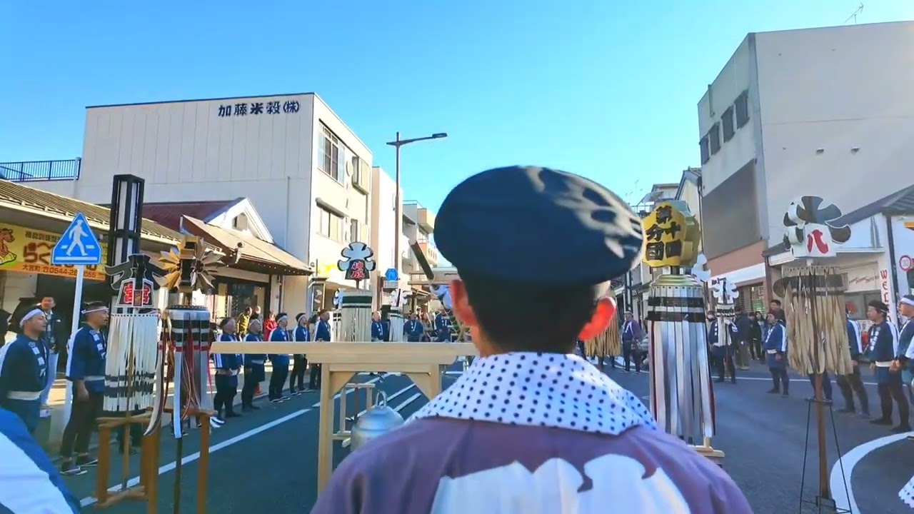 @令和8年富士宮市出初式@梯子隊演技（2026年１月10日）