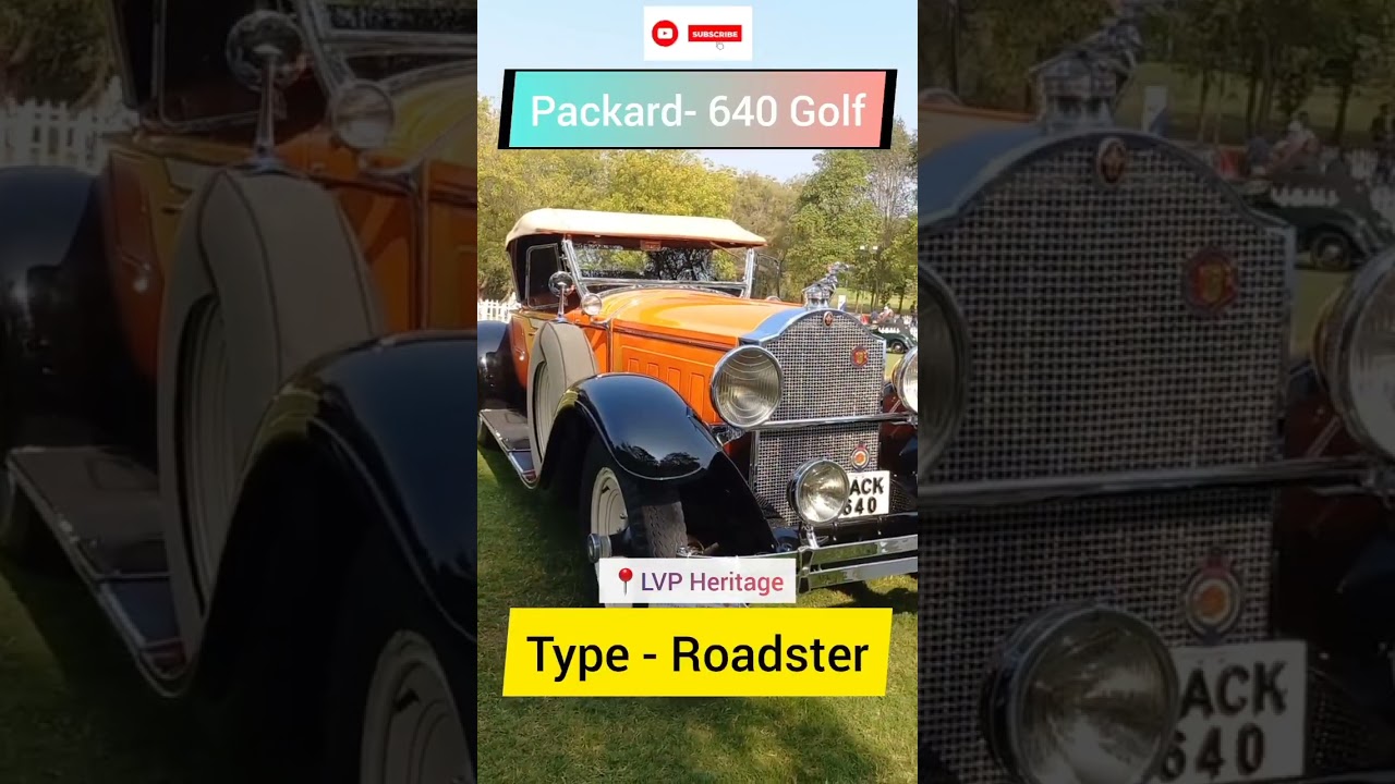 Heritage Cars - Packard Golf 640  #packard #shorts