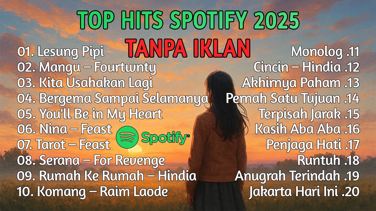 20 Top Hits Spotify Indo 2025 - Lagu Hits Spotify 2025 - Lagu Terbaru Dan Trending