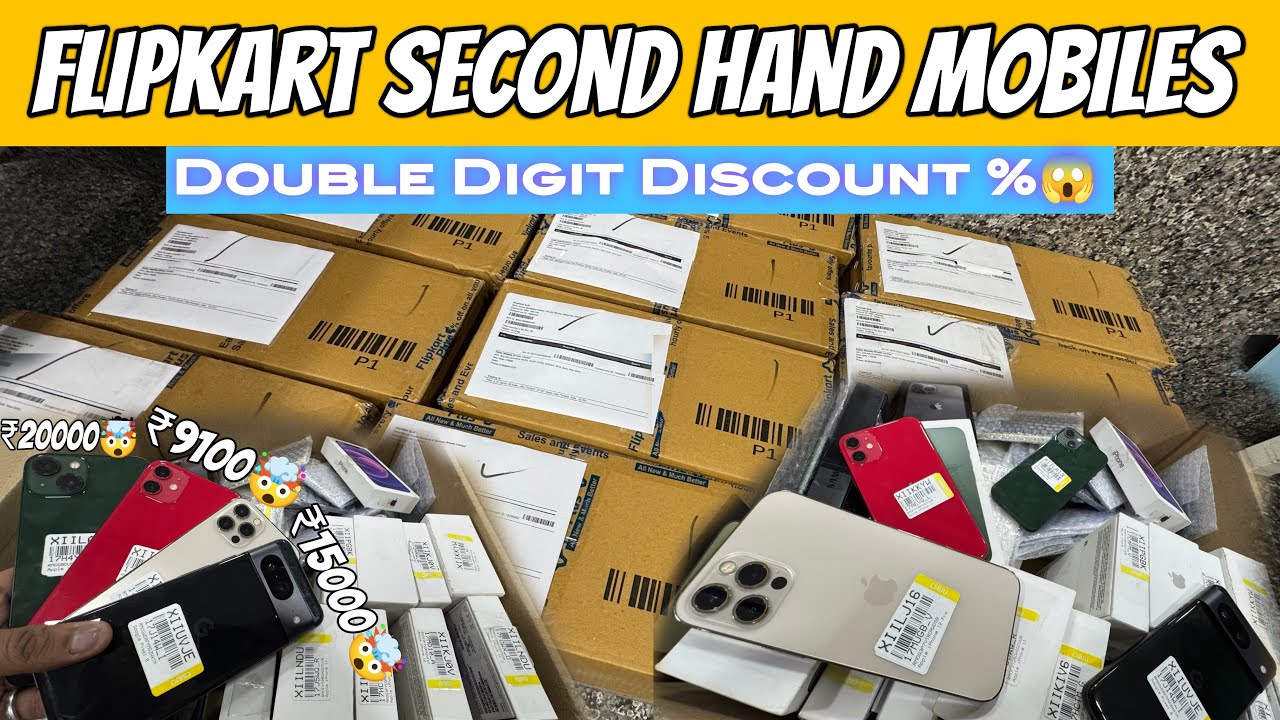 Ip 13 @20000🤑Ip 11 @9500🤑 Flipkart Second Hand Mobiles | Double Digit Discount 🤯| Zotlay Mobility