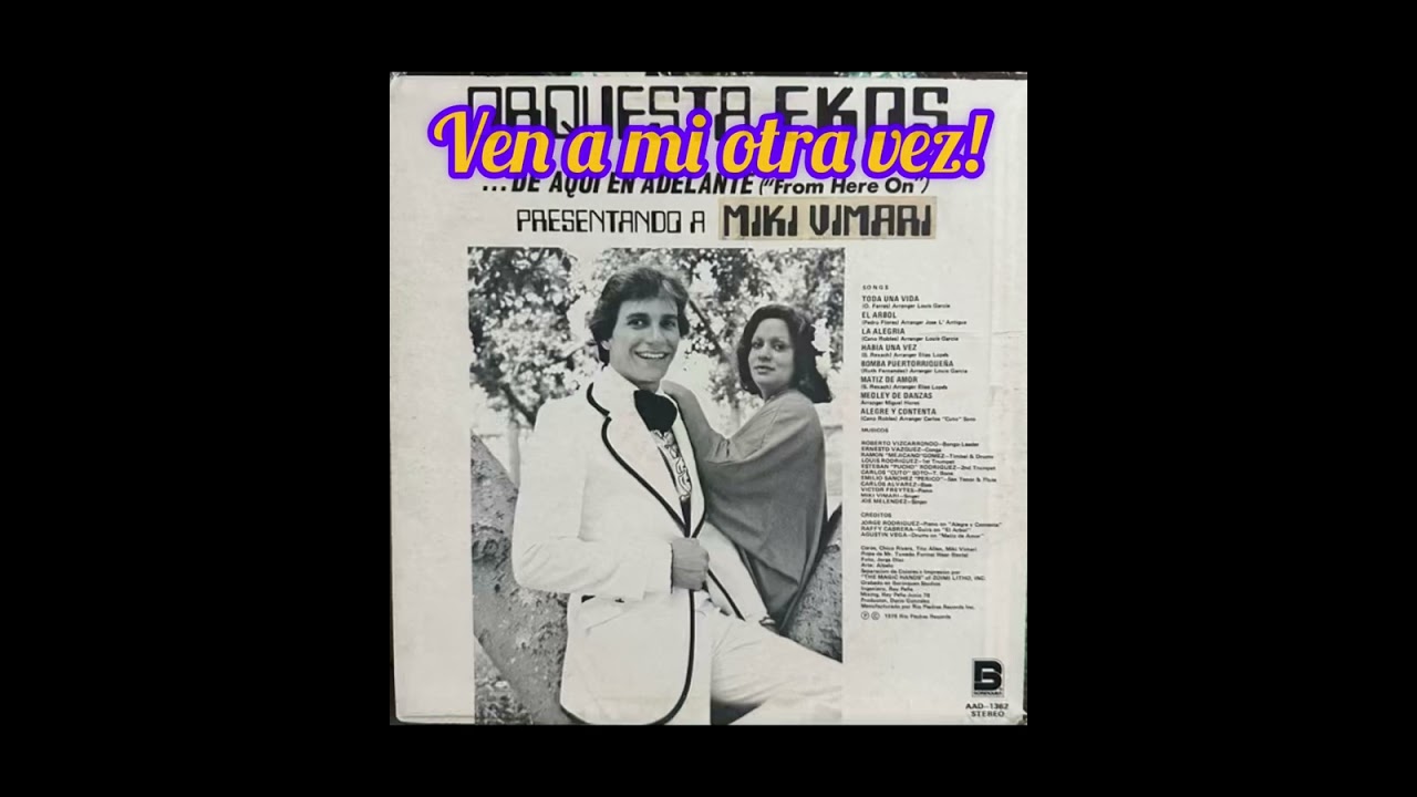 Alegría orquesta Ekos (letra)