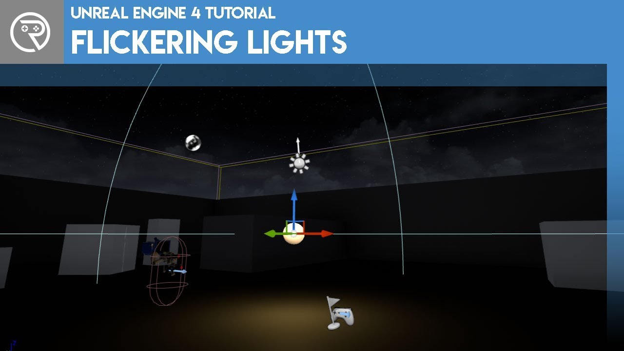 Учебник по Unreal Engine 4 — мерцающий свет