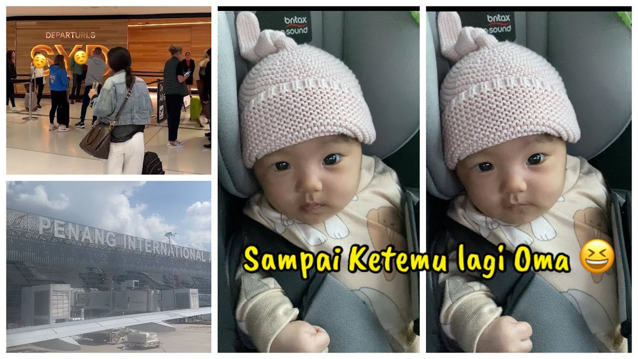 Ke airport dianterin cucu || 3 bulan di Australia, waktunya oma pulang