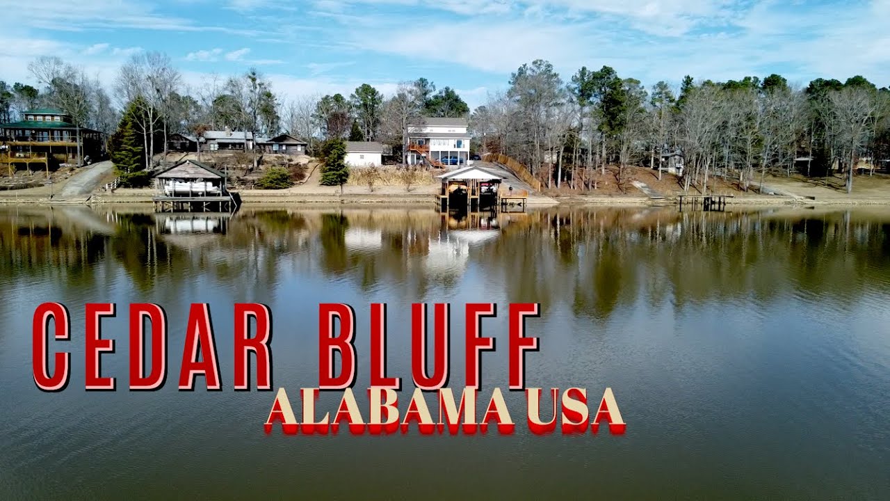 CEDAR BLUFF ALABAMA DRONE FOOTAGE 1/21/2023