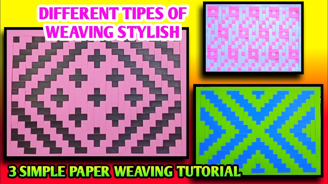 Easy Paper Weaving for Home Crafts | Learn Simple Paper Weaving with Vibrant Colours