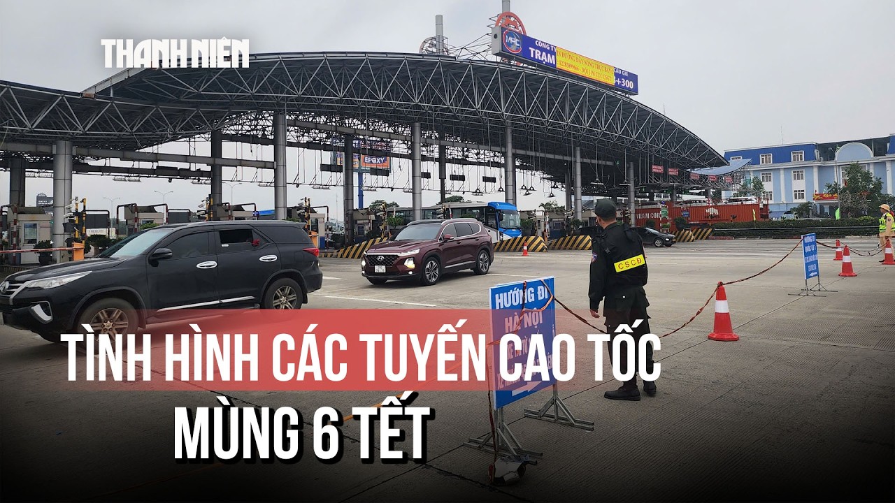 Chiều mùng 6 tết, ô tô được phép đi ngược chiều cao tốc Pháp Vân