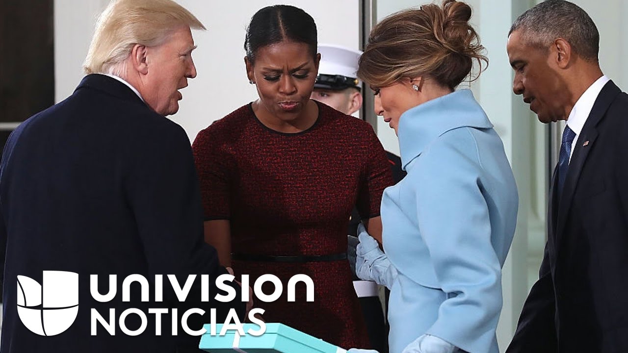 El regalo, las escaleras y el saludo: mira las diferencias de protocolo entre los Obama y los Trump