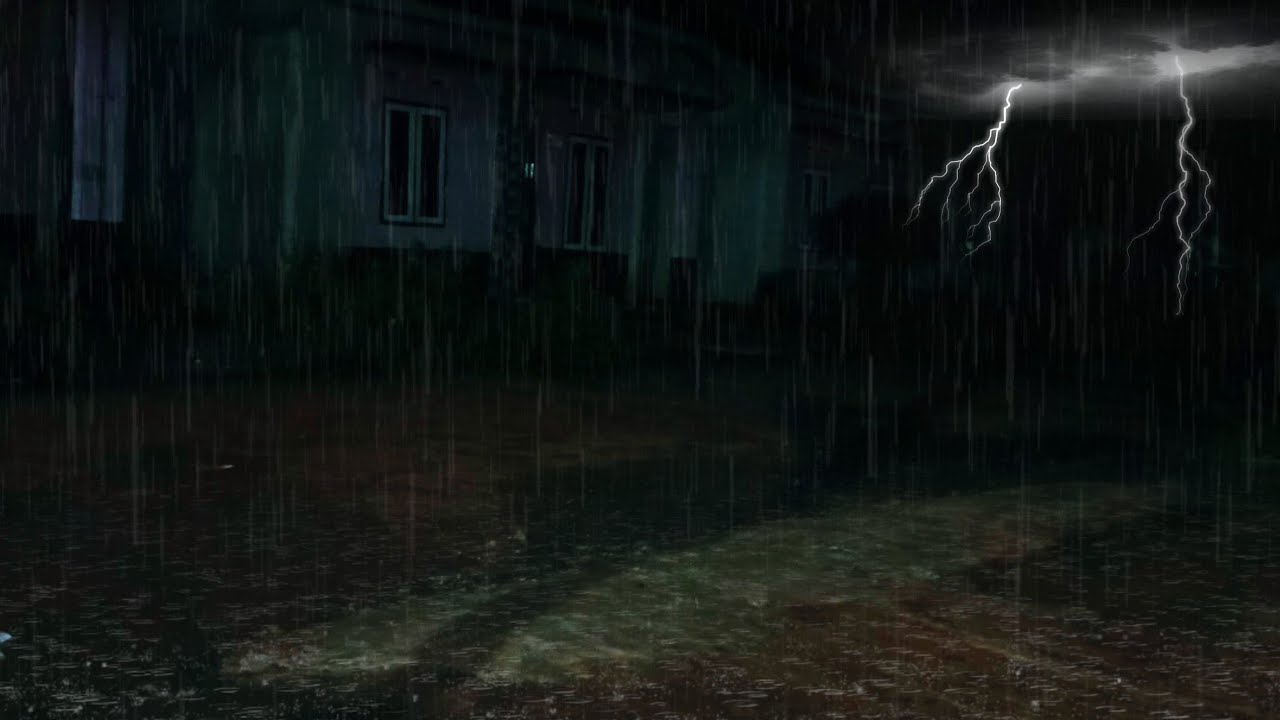 Heavy Rainfall Outside the House | Relaxing Rain Sounds for Sleep 
