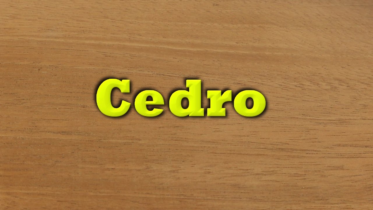 Cedro - Tipos de Madeira
