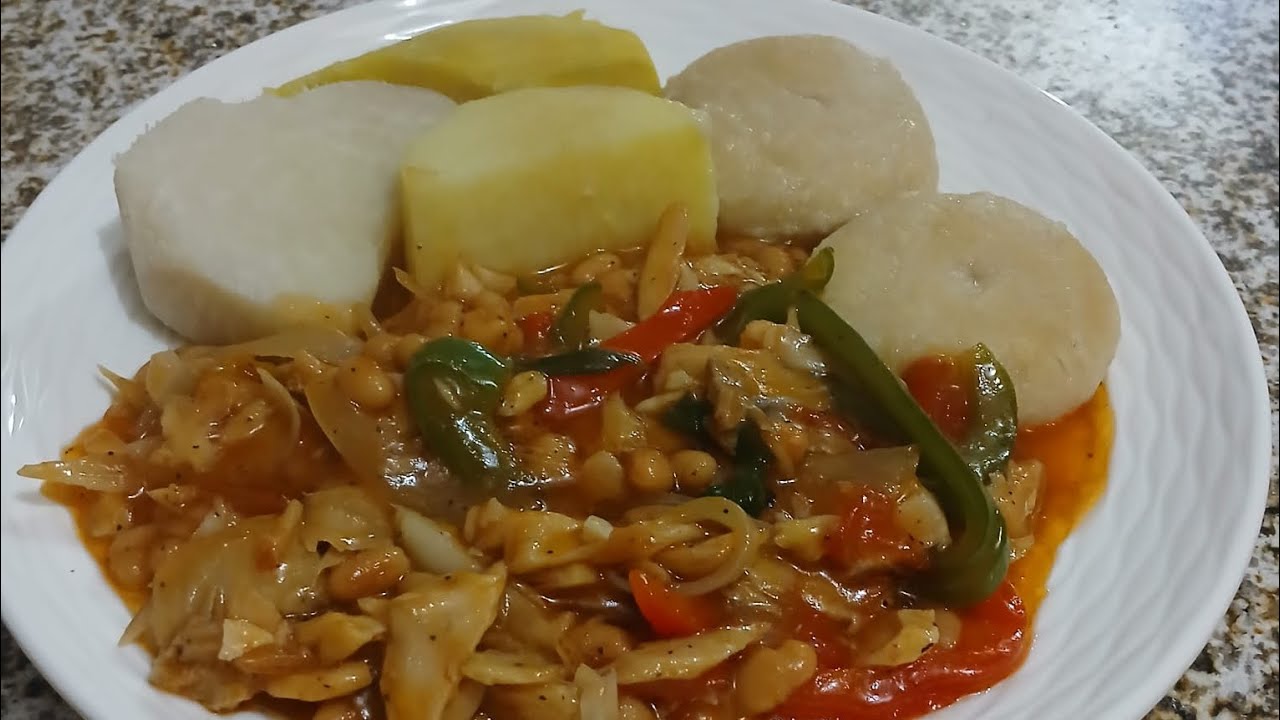 Печёная фасоль с солёной рыбой и овощами | Рецепт от Sonia's Creative Kitchen | A We Say Jamaica 🇯🇲