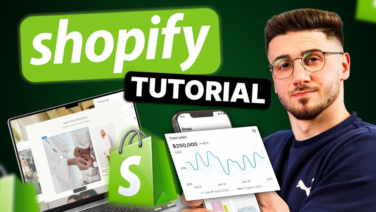 Учебное пособие по Shopify | Полная настройка магазина для получения первых продаж