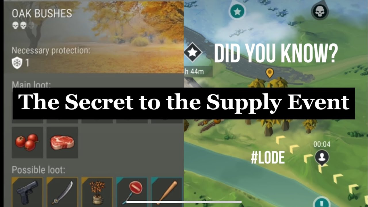 The Secret to the Supply Event on #lastdayonearthsurvival