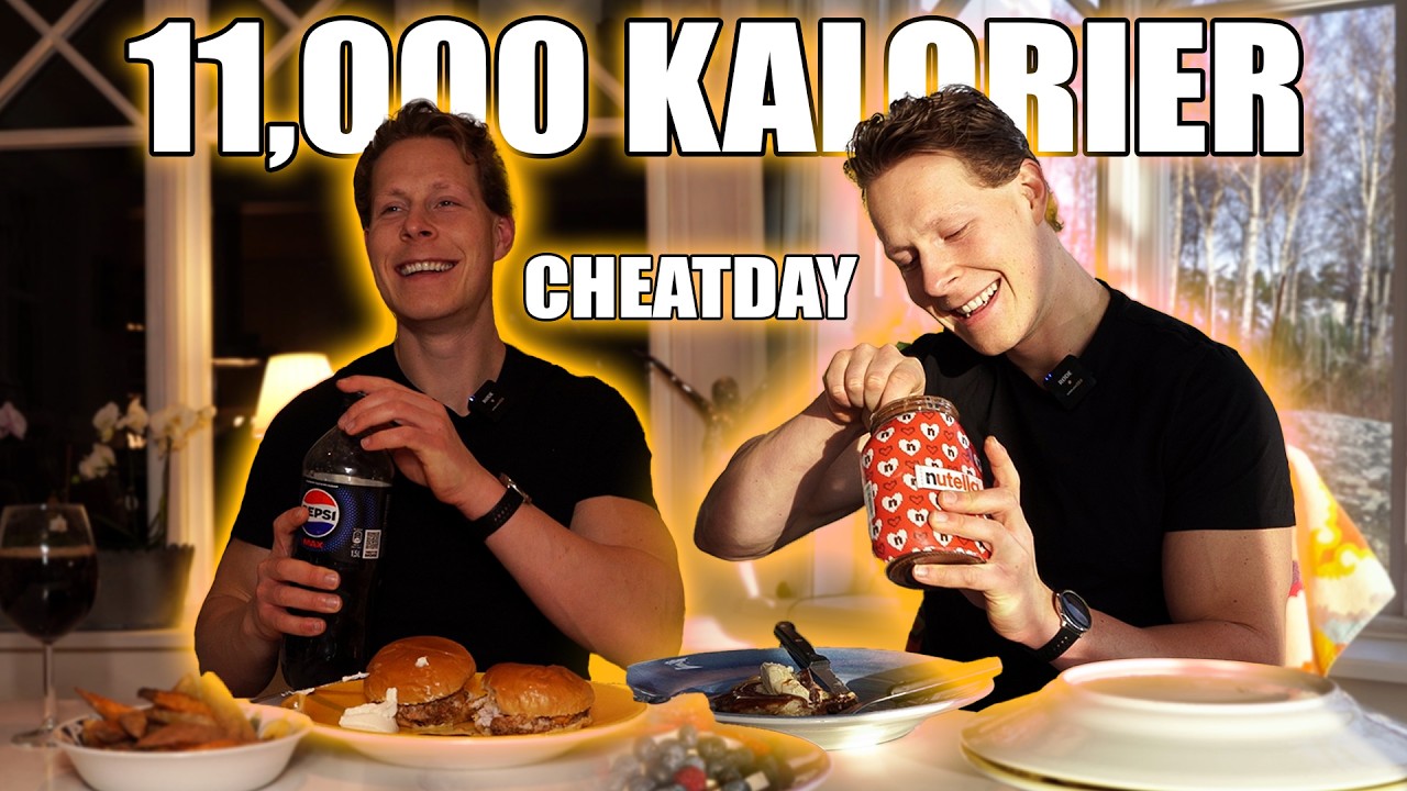 11,000 KALORIER CHEATDAY (HELT SJUKT)