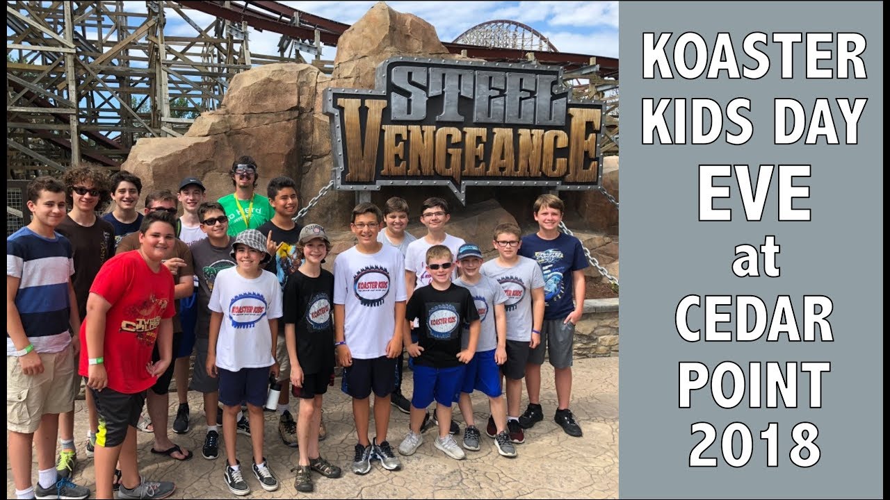 Koaster Kids Day EVE at Cedar Point 2018