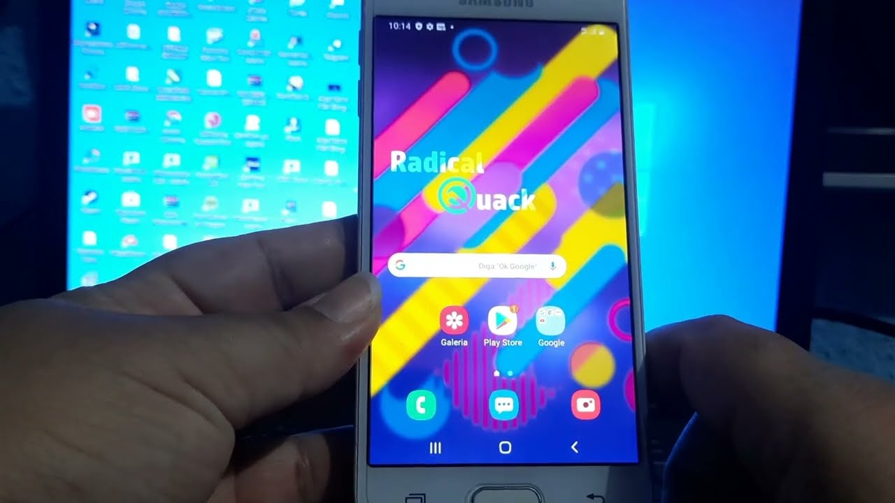 Custom Rom Radical Quack (Treble) android 10 no J5 Prime, Já vem com Gapps.