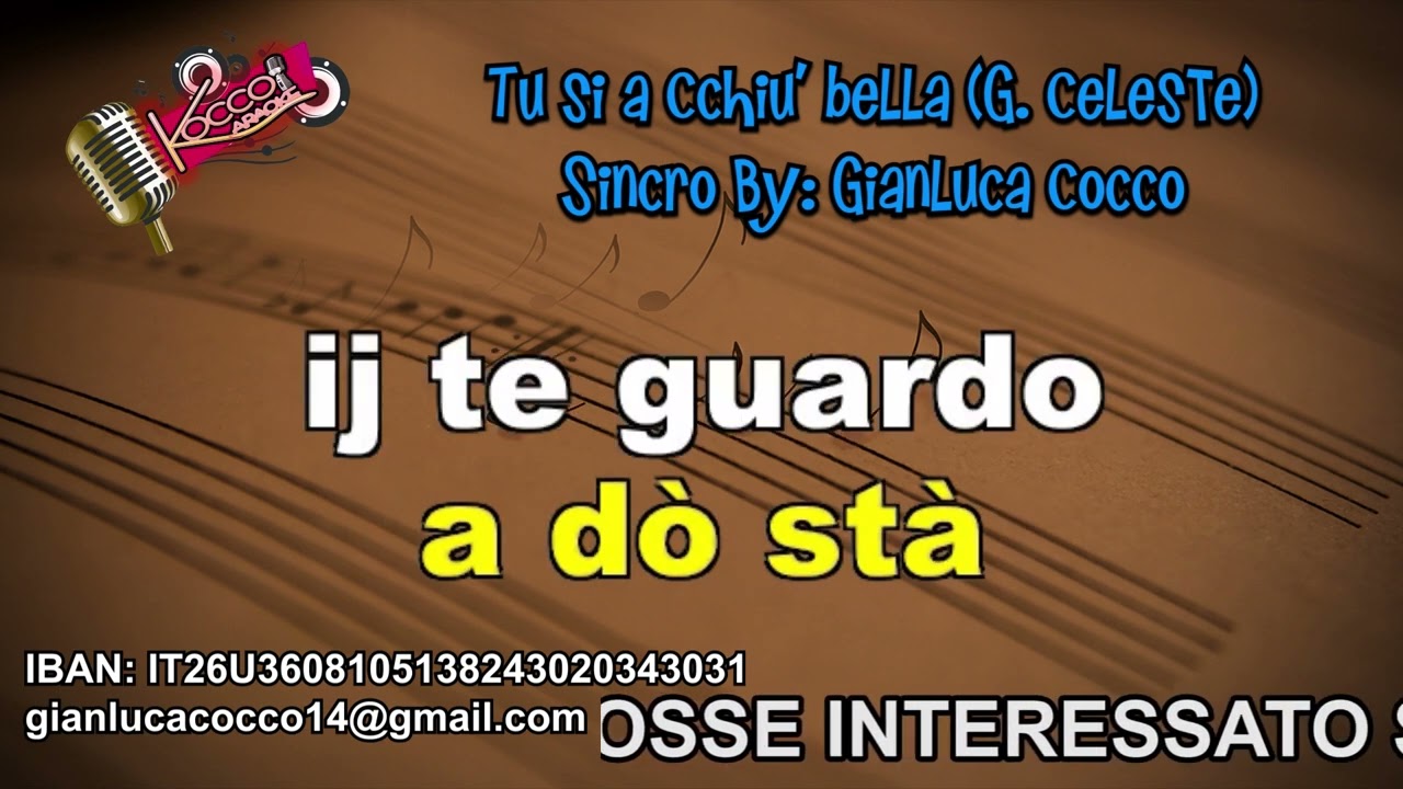 GIANNI CELESTE KARAOKE (ORIGINALI)