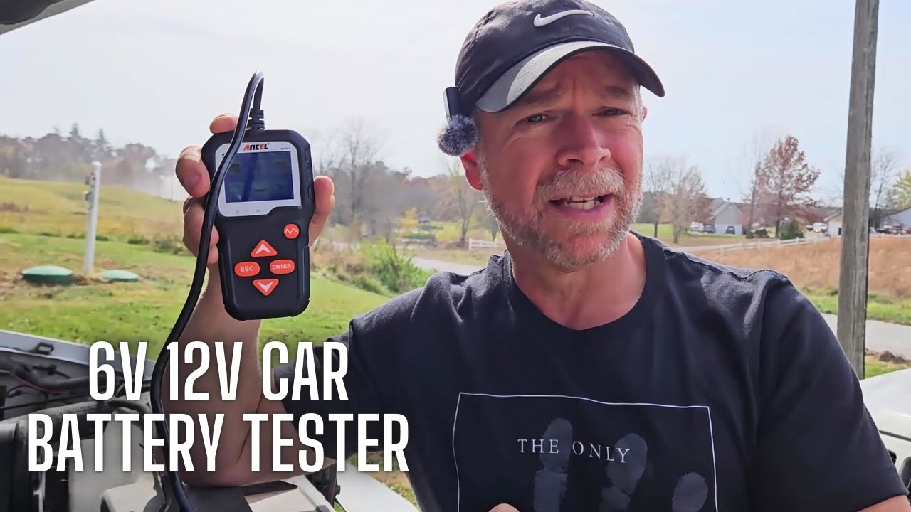 ANCEL BA301 6V 12V Car Battery Tester | Digital Battery Analyzer
