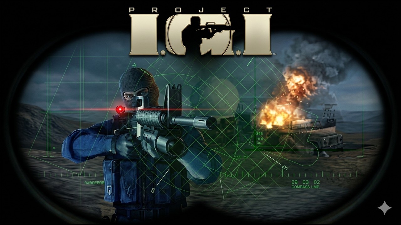Project I.G.I.: I'm Going In (2000) - Mission 1 - Trainyard - PC Gameplay 1080p