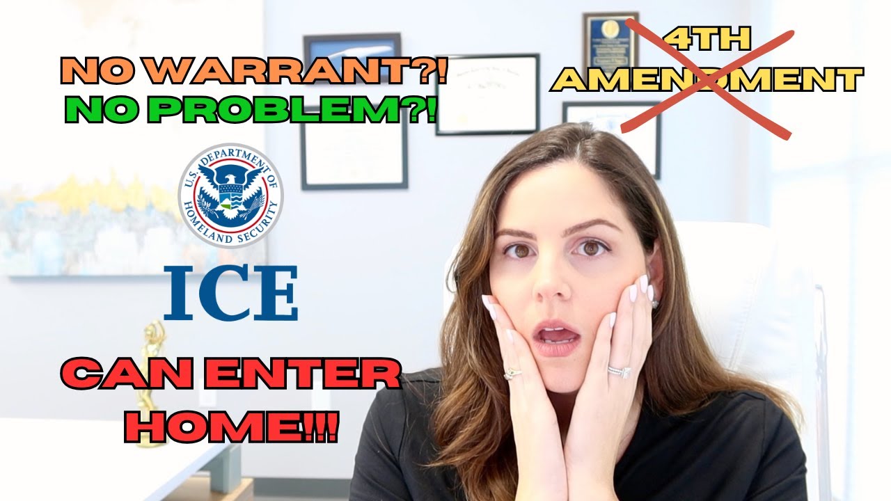 Иммиграционная и таможенная служба США (ICE) имеет право входить в дома и арестовывать людей БЕЗ ...