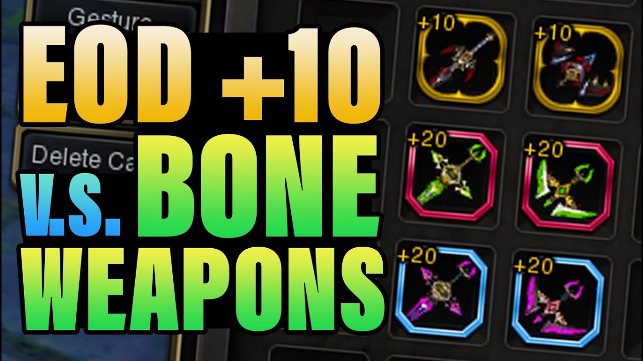 Bone Dragon WEAPON vs End Of Dreams WEAPON | Dragon Nest SEA