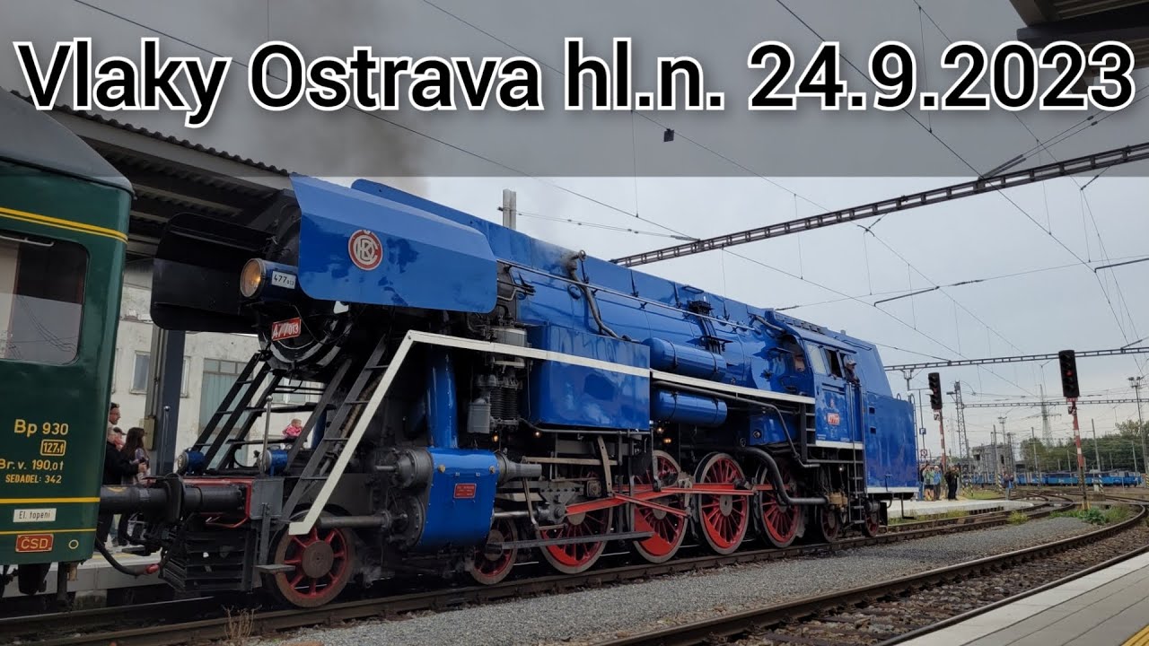 Vlaky Ostrava hl.n. 24.9.2023