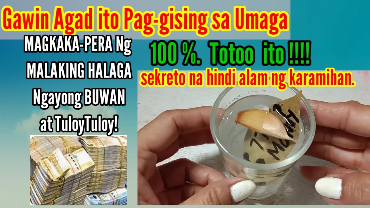 Gawin Mo Ito Ngayon At Magulat ka sa PERA na Darating Sa iyo!!!